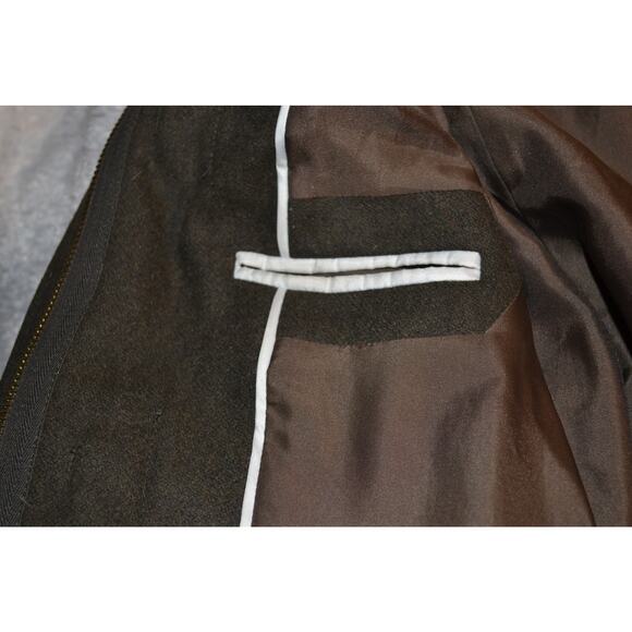 J Crew Olive Green Toggle Melton Wool Coat with Hood Size 2 - Picture 5 of 8